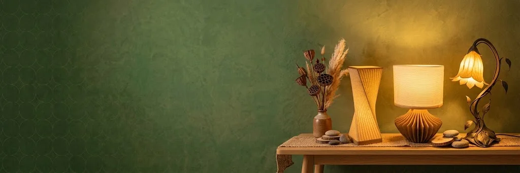 Handcrafted lamps and home decor
