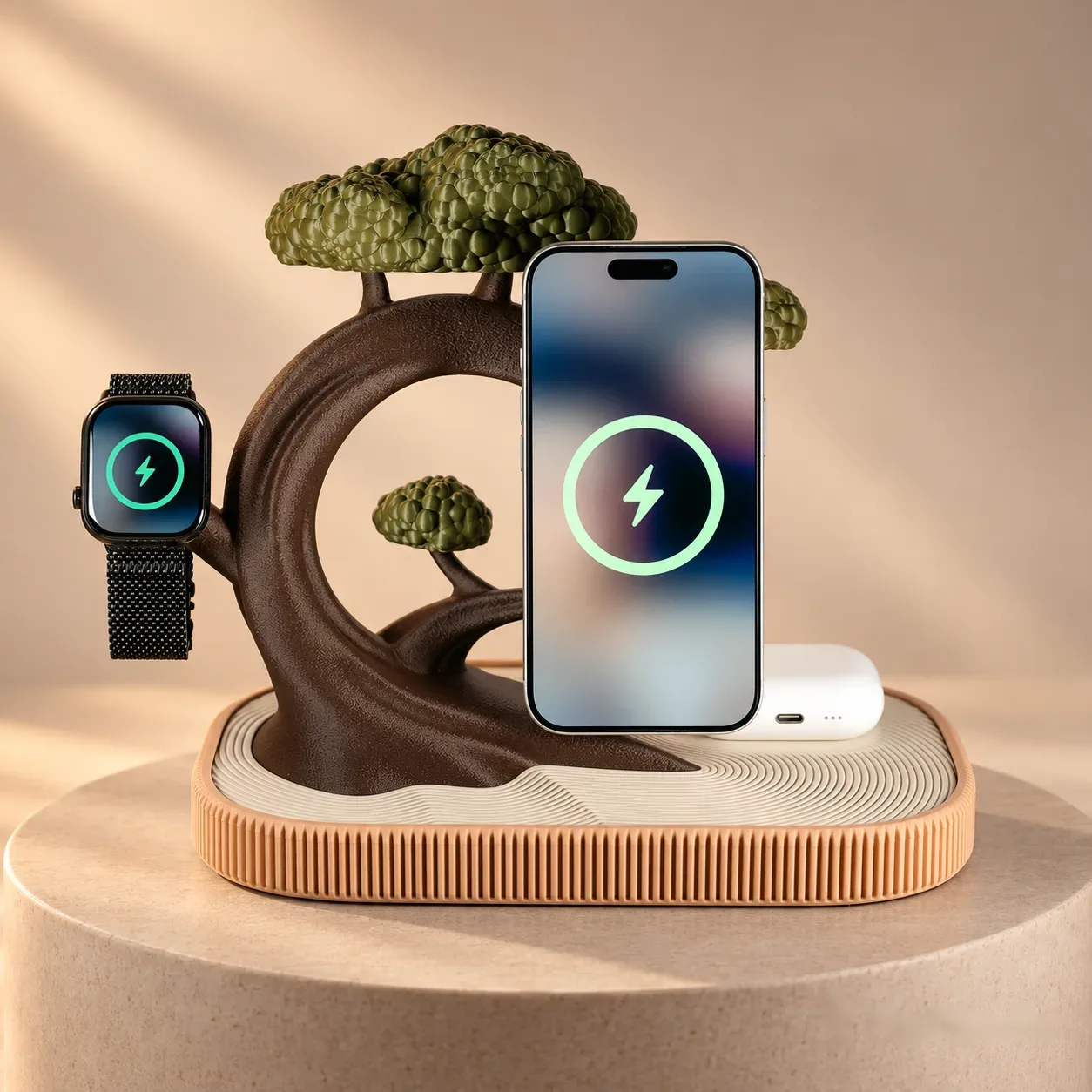 Bonsai MagSafe Dock for Apple iPhone, iWatch, & Airpods