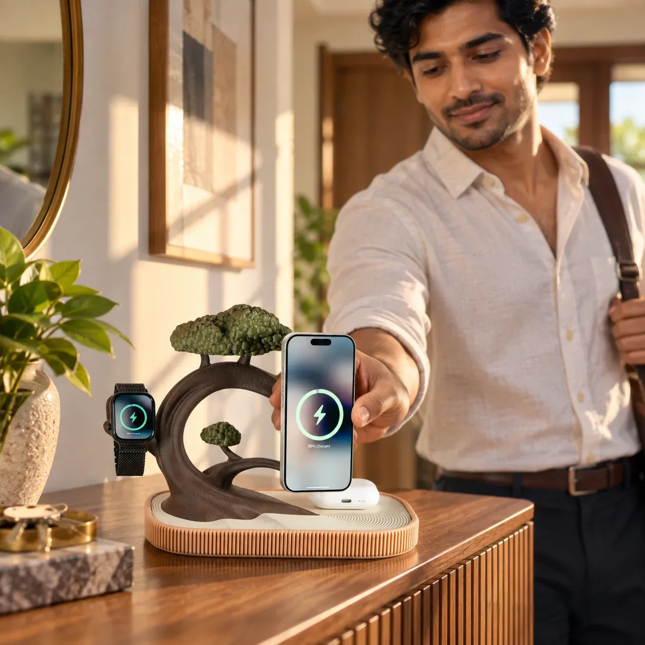 Bonsai MagSafe Dock for Apple iPhone, iWatch, & Airpods