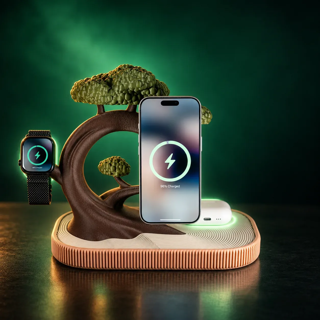 Bonsai MagSafe Dock for Apple iPhone, iWatch, & Airpods