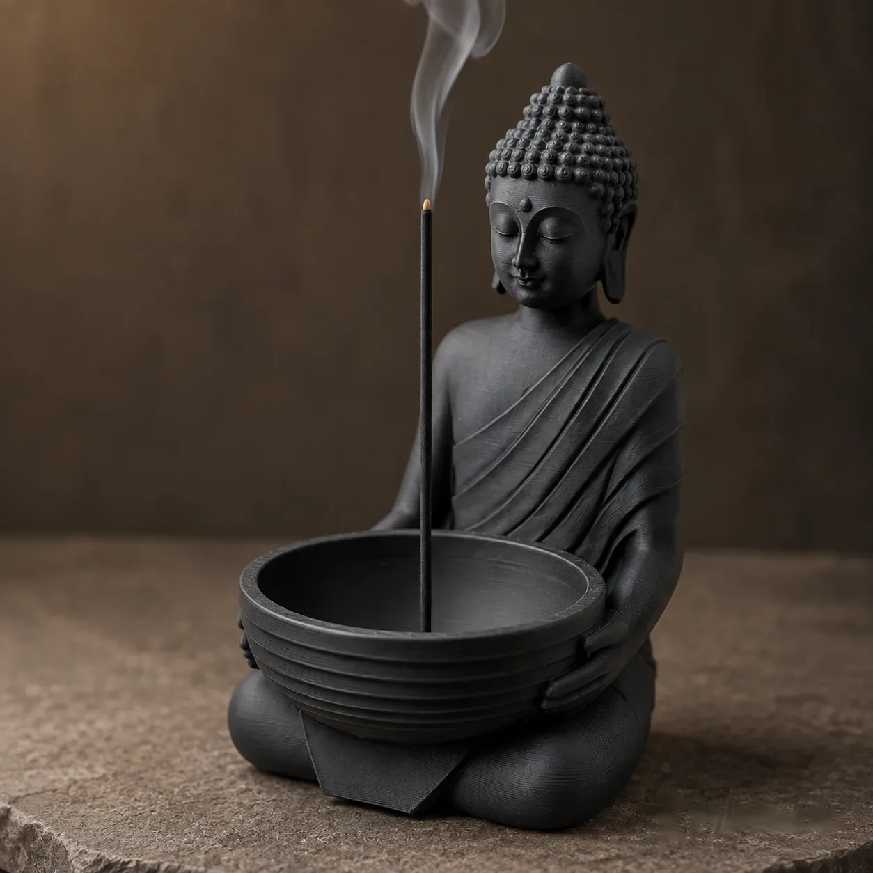 Buddha Incense Holder for Calming Spaces (Single Colour)