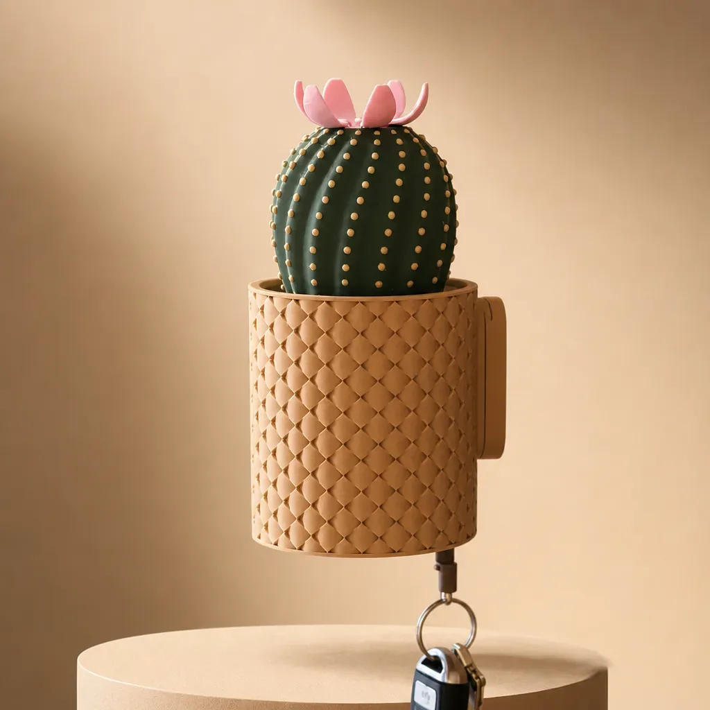 cacti-keys-cactus-blooming-wall-mounted-keyholder