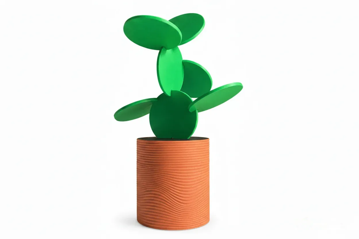 Cactus Coaster Vase – Stylish Space-Saving Decor