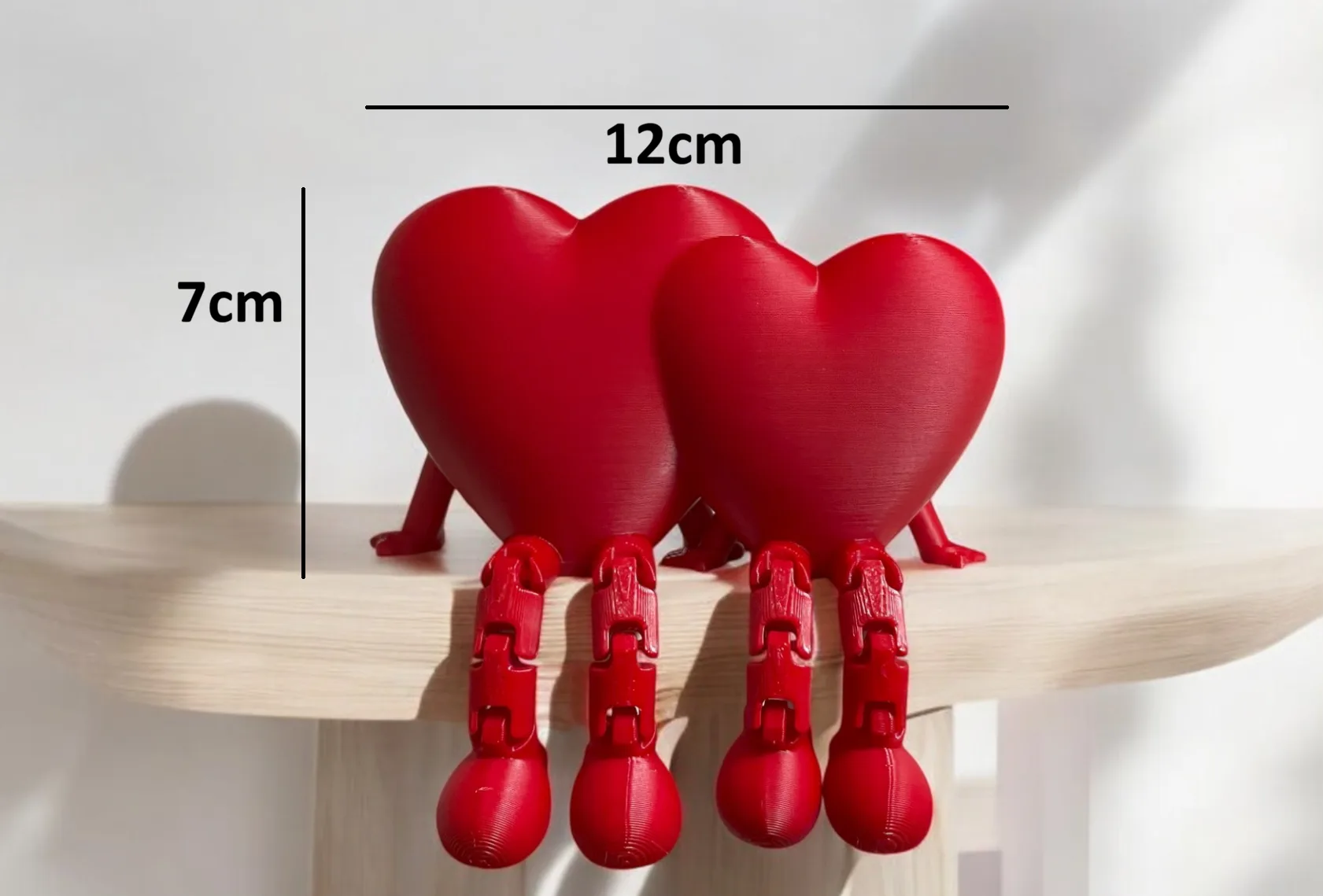 Forever In Love Articulated Heart - Valentine Gift Item