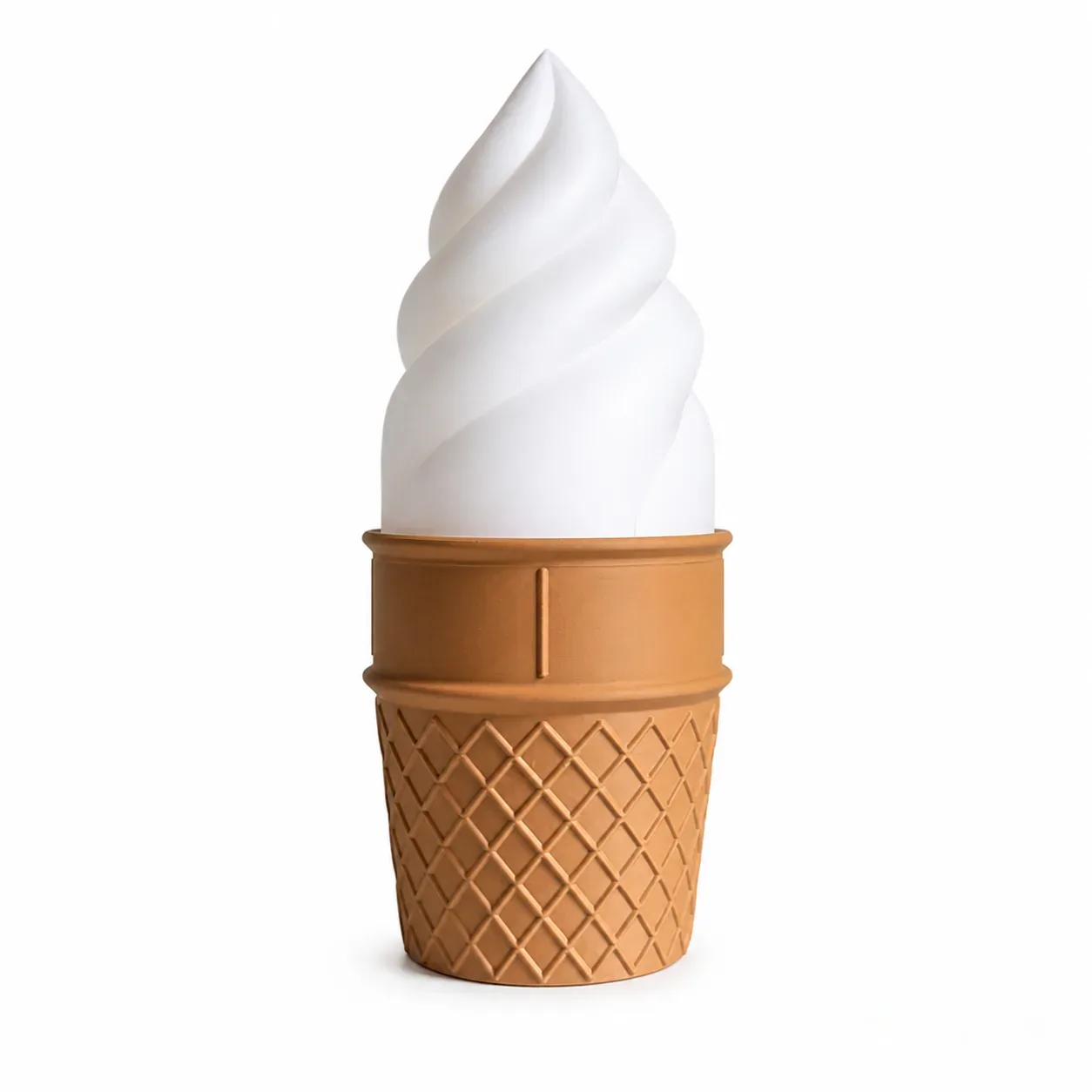 Gelato Ice Cream Cone Desk Lamp for Cozy Ambient Light