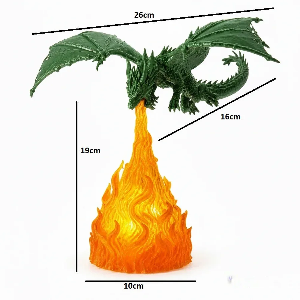 GOT Themed Dragon Flame LED Lamp – Cinematic Fantasy Glow