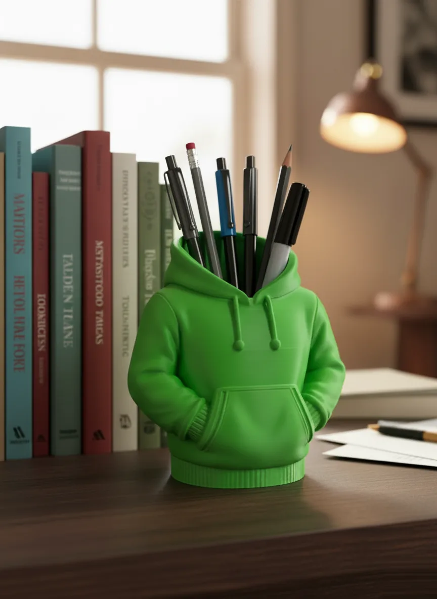 Hoodie Desk Organiser - Pen Pot