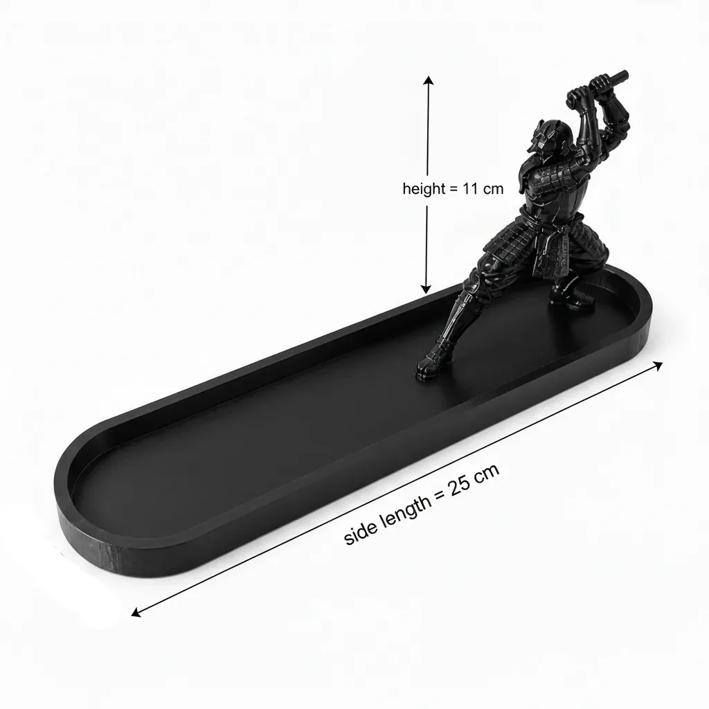 Katana Warrior Incense Holder with Ash Catcher