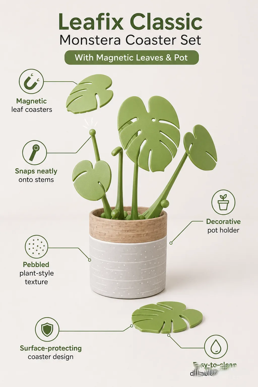 leafix-classic-monstera-coaster-set-with-magnetic-leaves-pot