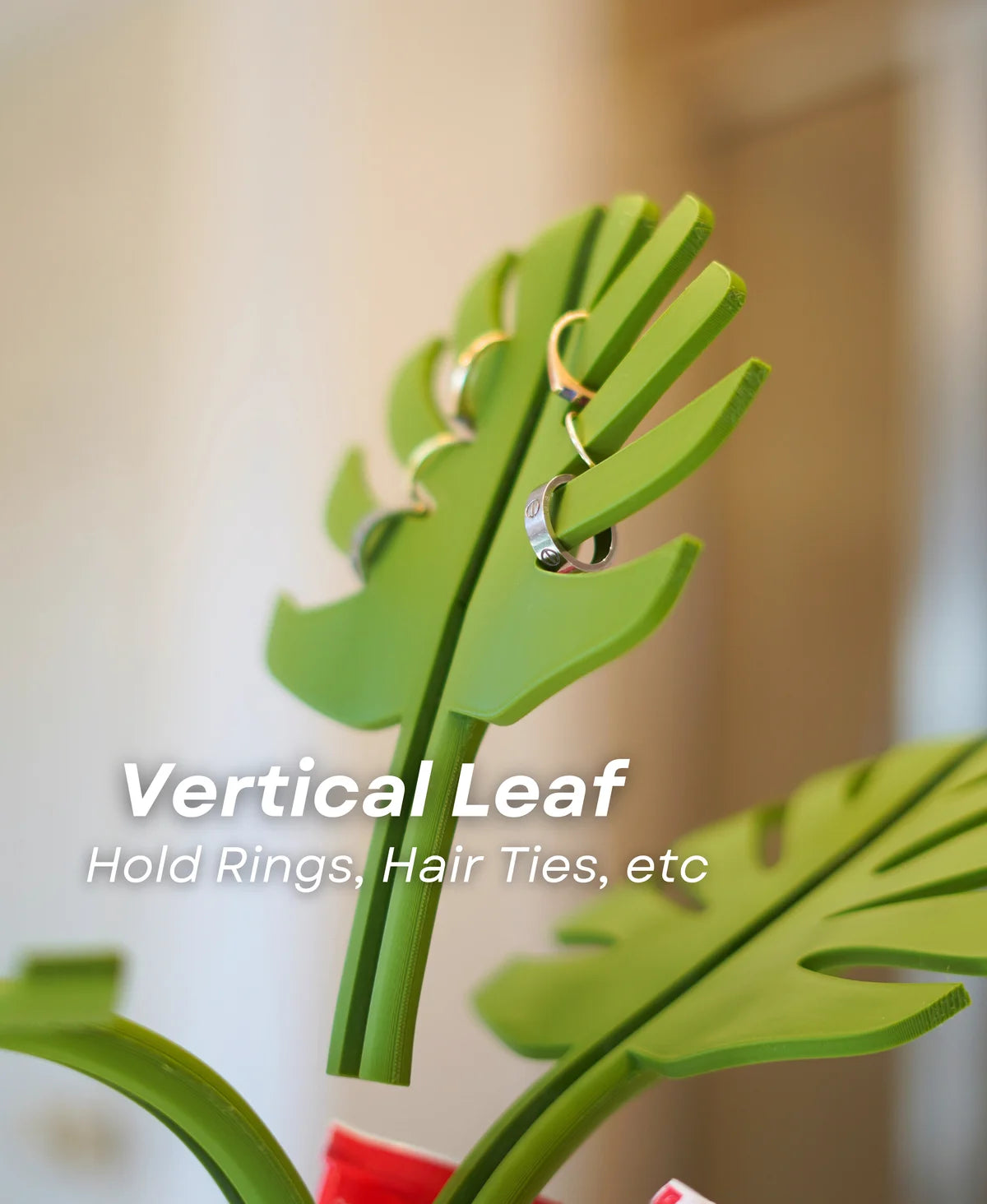 Leafix Mirror Monstera Bathroom Organizer (Mounts to the Mirror)