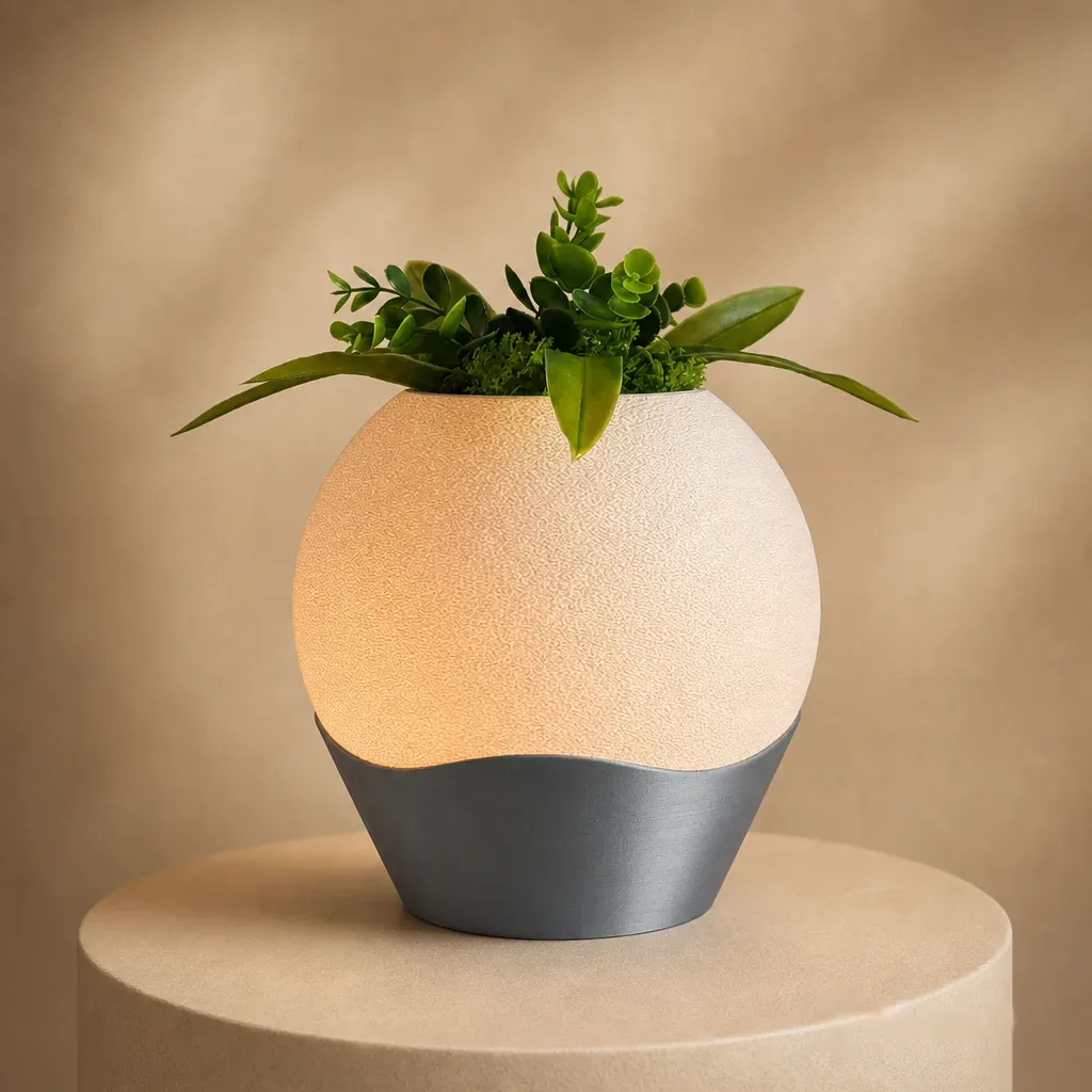 Luma Desk Vase Lamp for Soft Ambient Glow