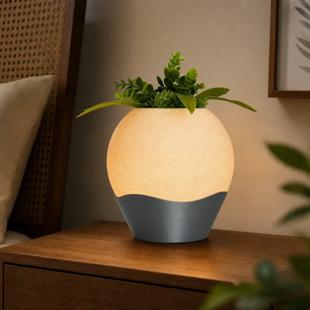 Luma Desk Vase Lamp for Soft Ambient Glow