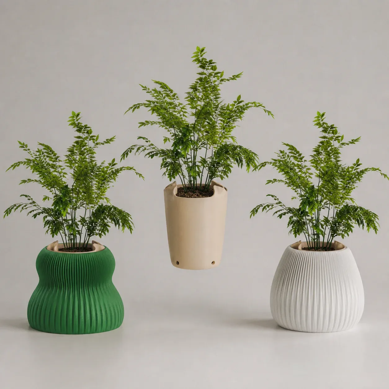 Modular Self-Watering Planter Set | Easy Plant Care (Pack of 2)