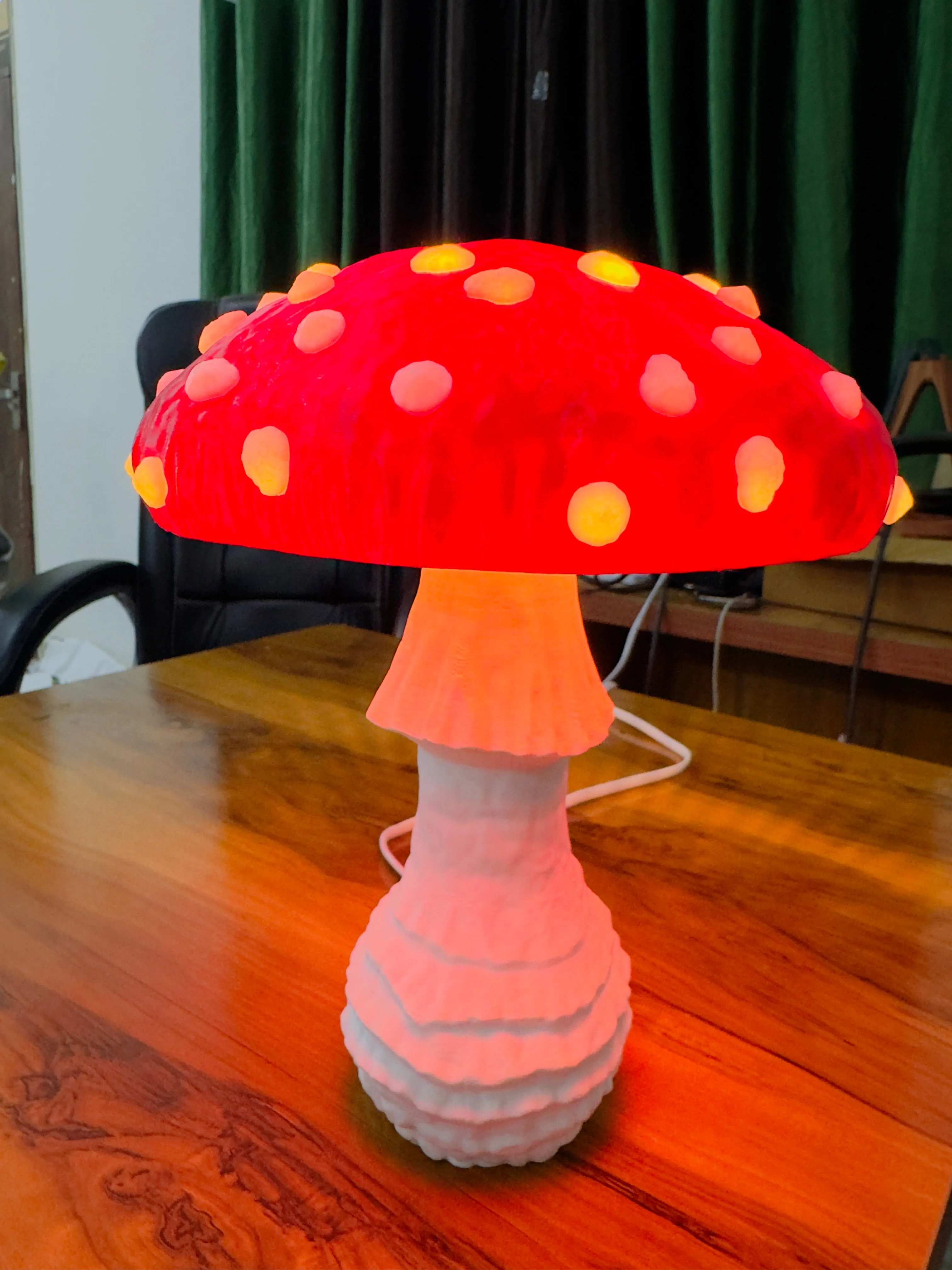 Mushroom Lamp – Amanita Muscaria Design