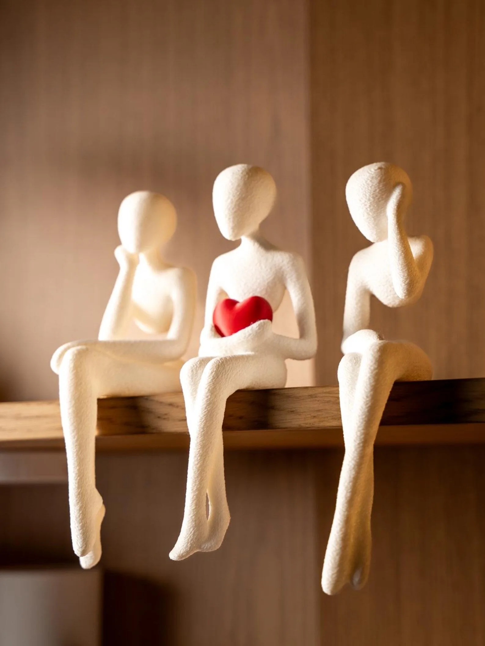 NOBody Shelf Sitters - A Minimalist Sculpture