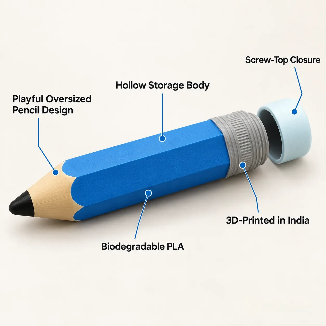 Pencil Case - Multipurpose Pencil Box