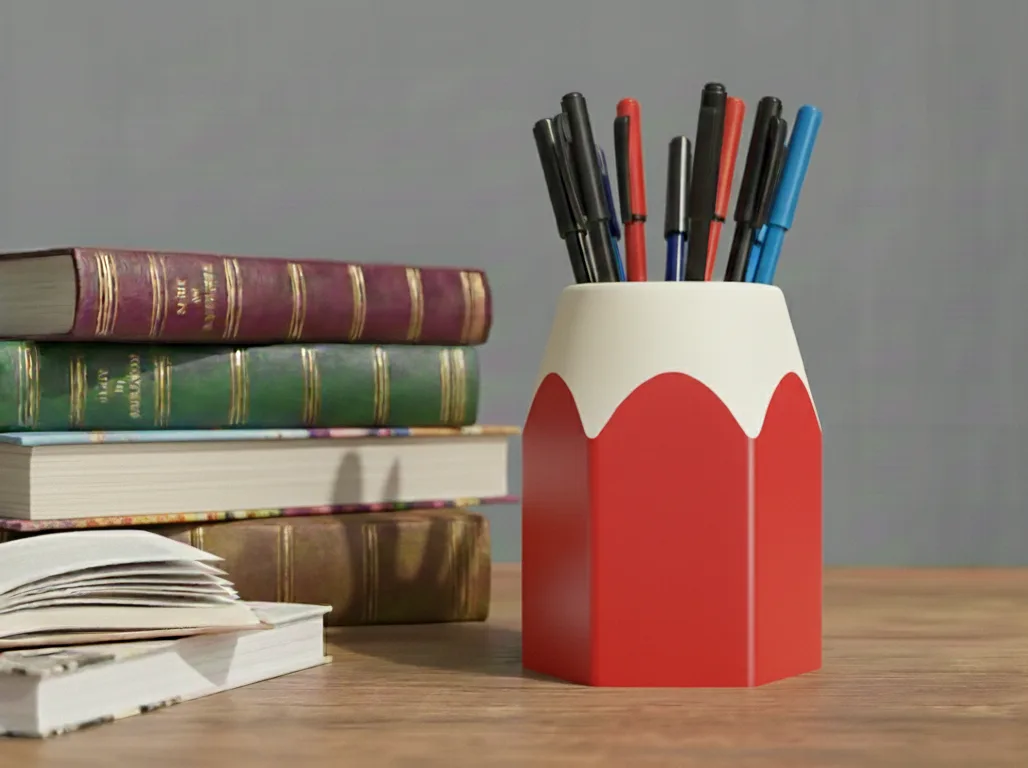 Pencil Shaped Pen Holder