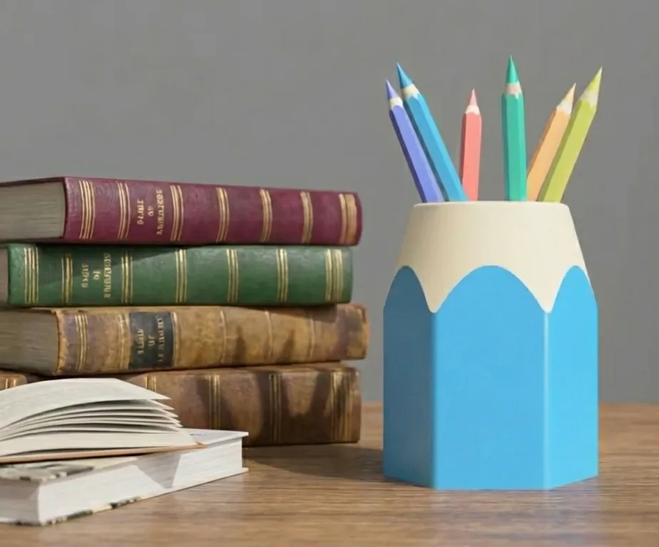 Pencil Shaped Pen Holder