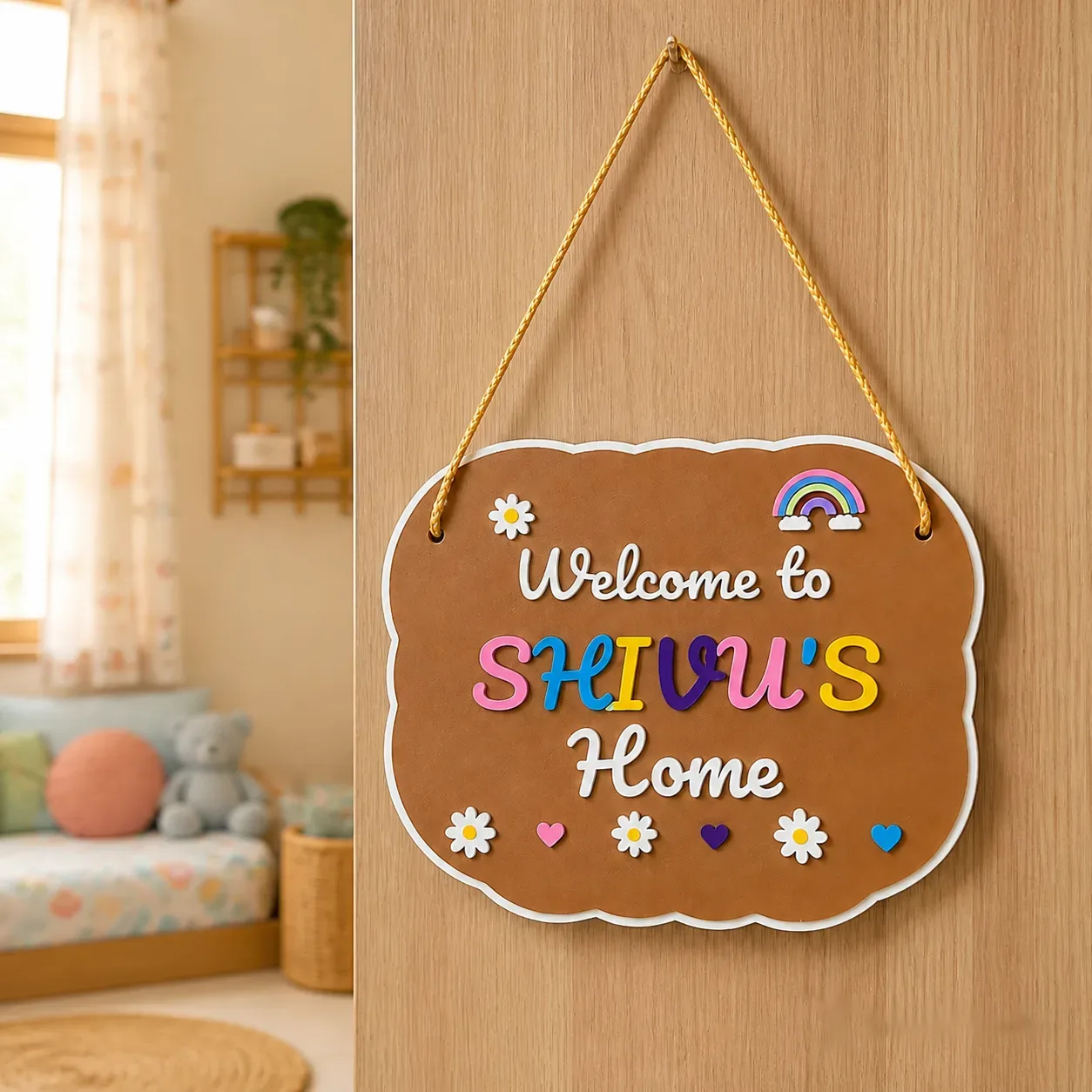 Personalized Kids Room/Home Sign – Custom Name Decor