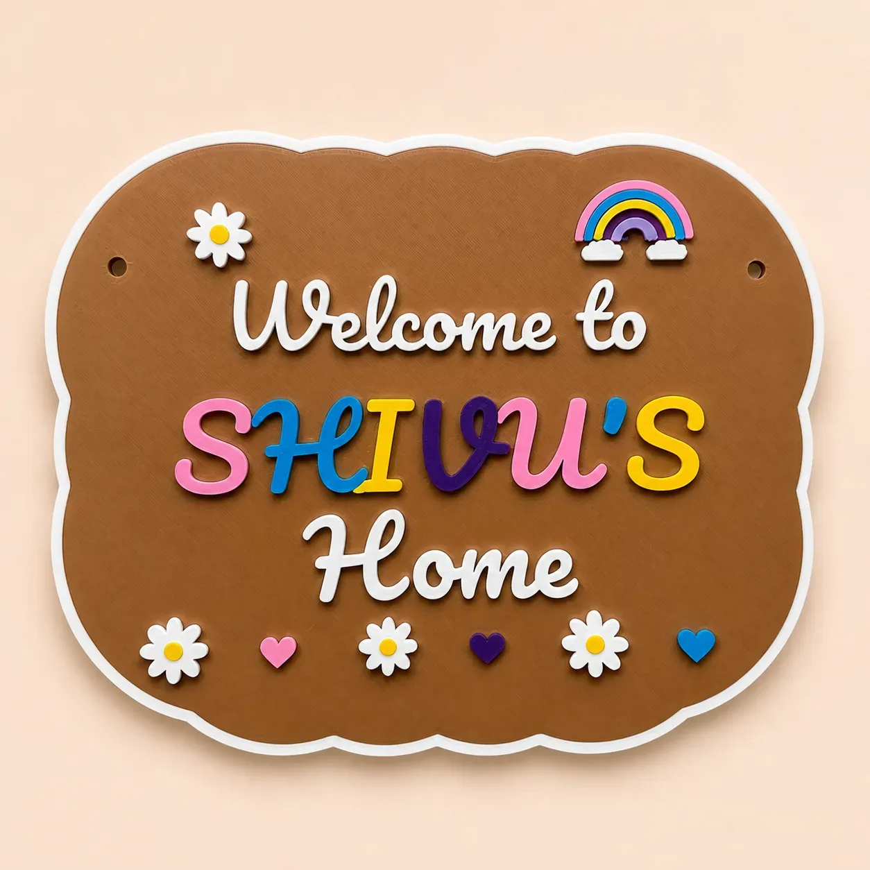 Personalized Kids Room/Home Sign – Custom Name Decor