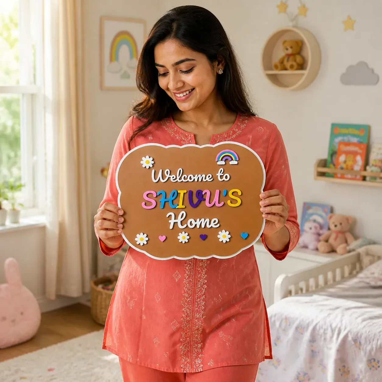 Personalized Kids Room/Home Sign – Custom Name Decor