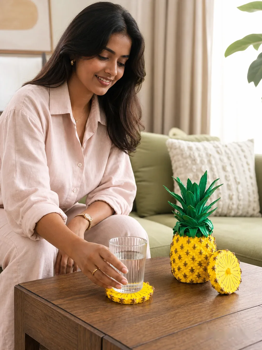 pineapple-coaster-set