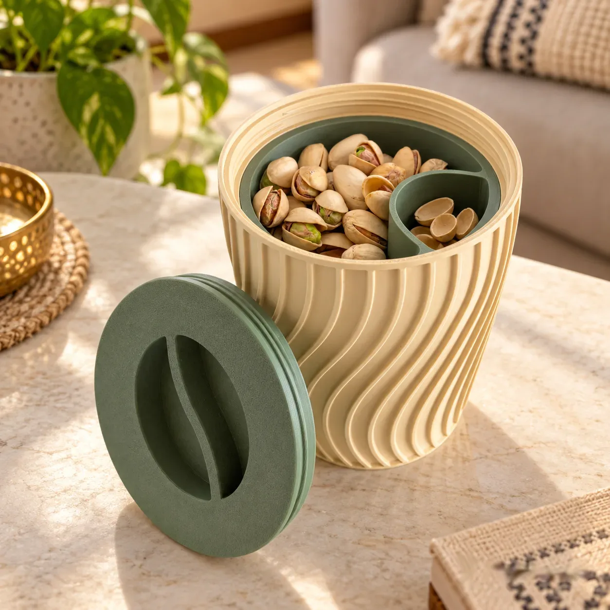 Pistachio Cup with Hidden Waste Compartment (Pista Cup)