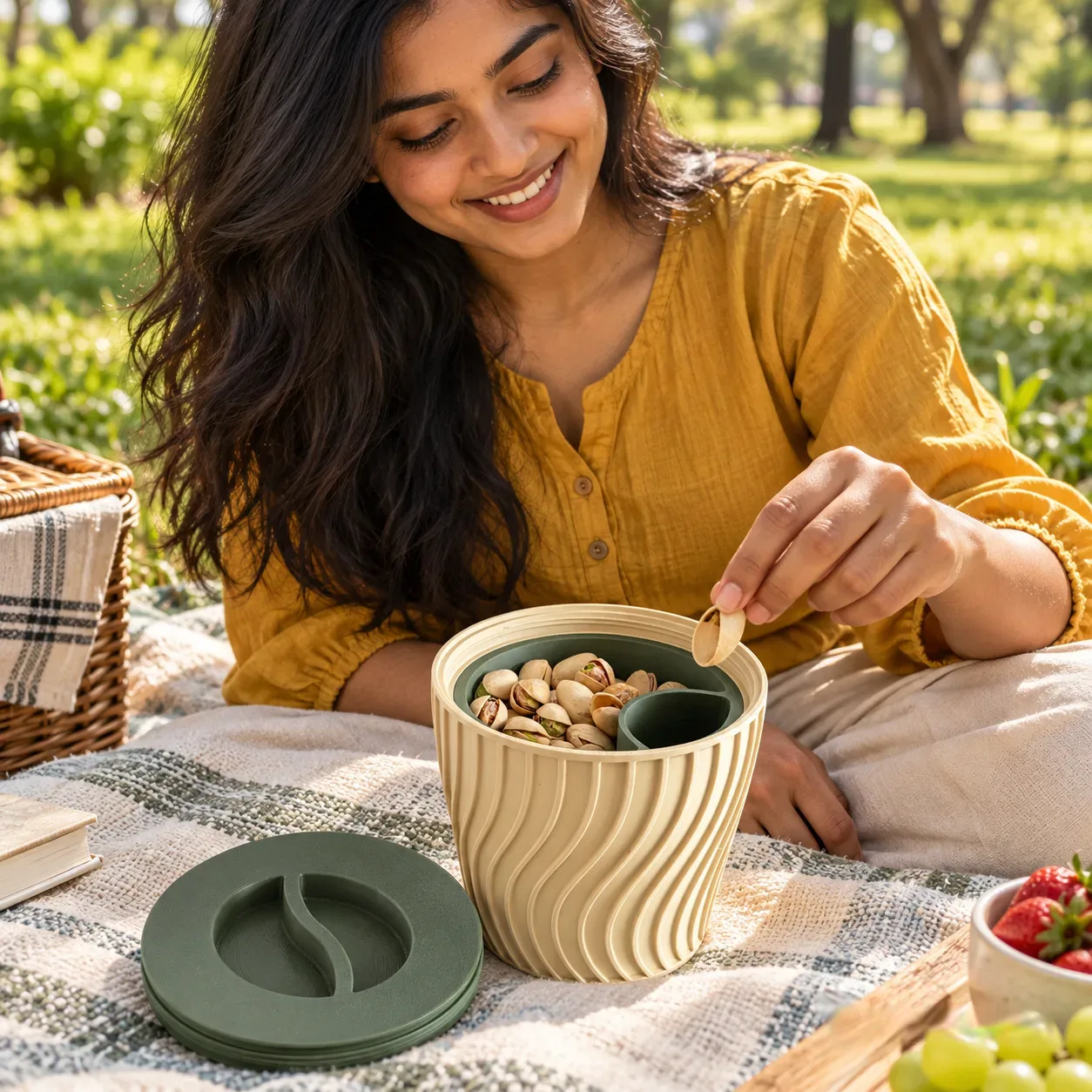 Pistachio Cup with Hidden Waste Compartment (Pista Cup)