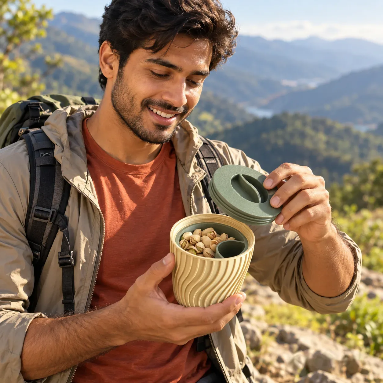 Pistachio Cup with Hidden Waste Compartment (Pista Cup)