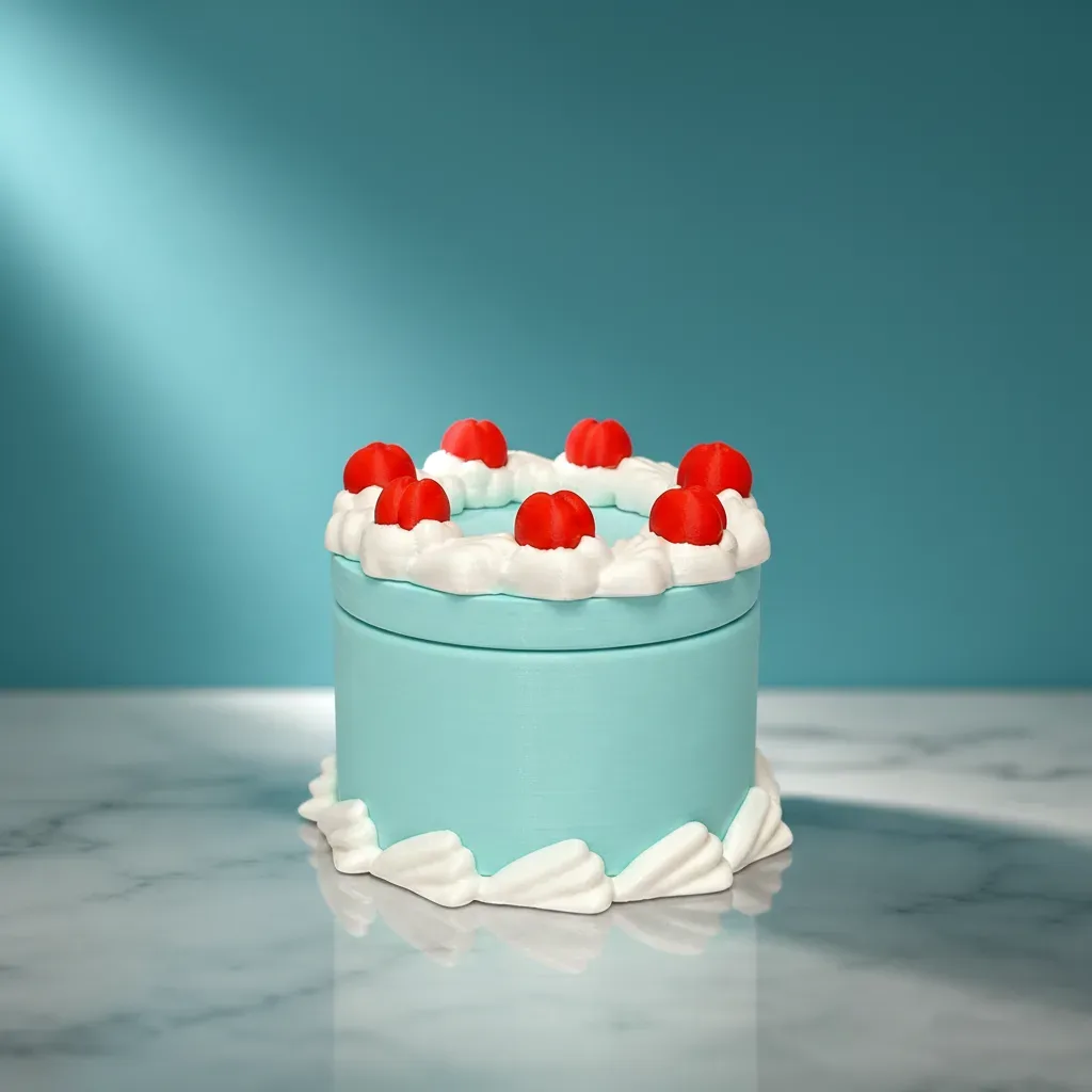 Round Cake Container - Jewelry Box