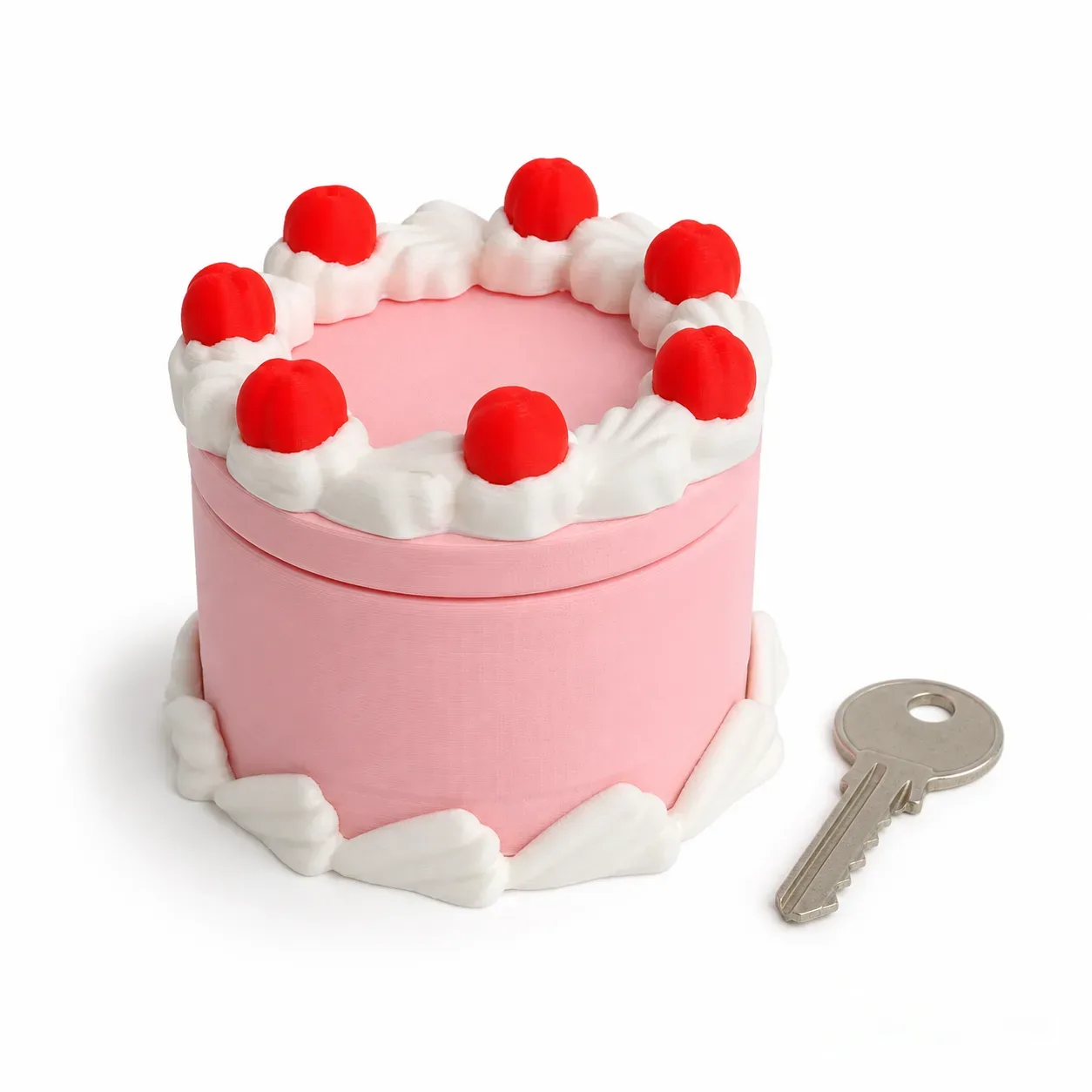 Round Cake Container - Jewelry Box