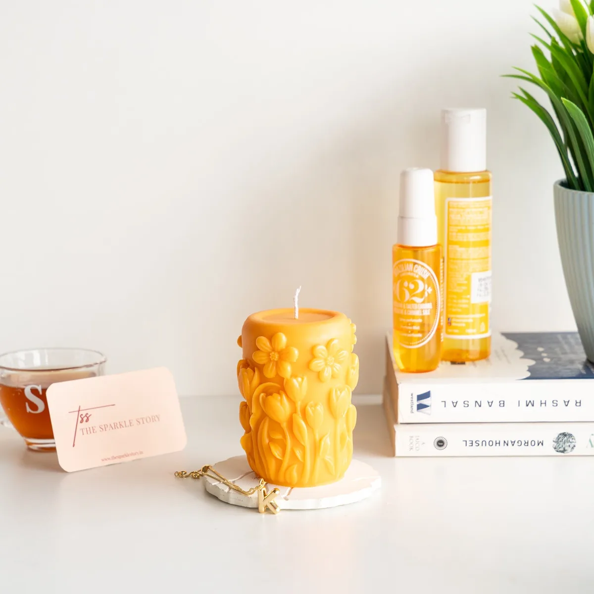 Scented Soy Wax Candle - Floral Paradise