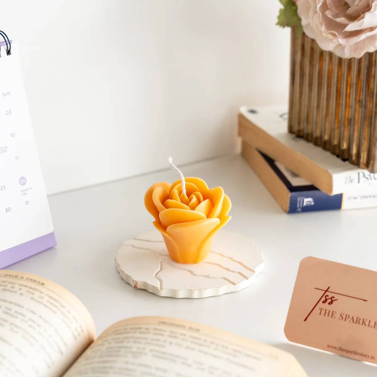 Scented Soy Wax Candle - Tulip