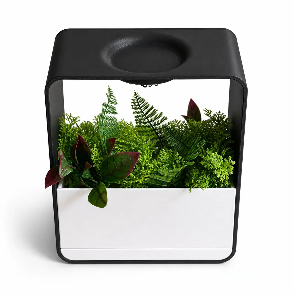 Cloud XL Self-Watering Desk Planter Vase with Drip Tray