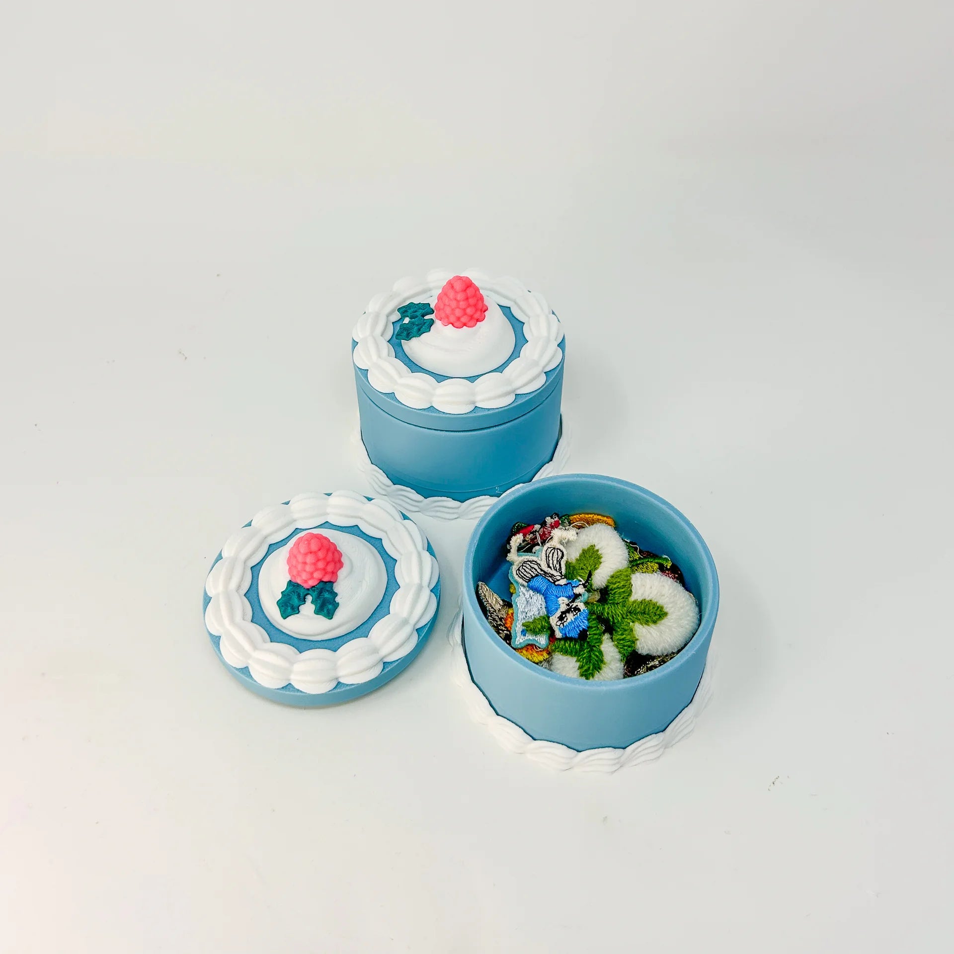 Vanilla Creamy Cake Container - Jewelry Box and Gift Holder