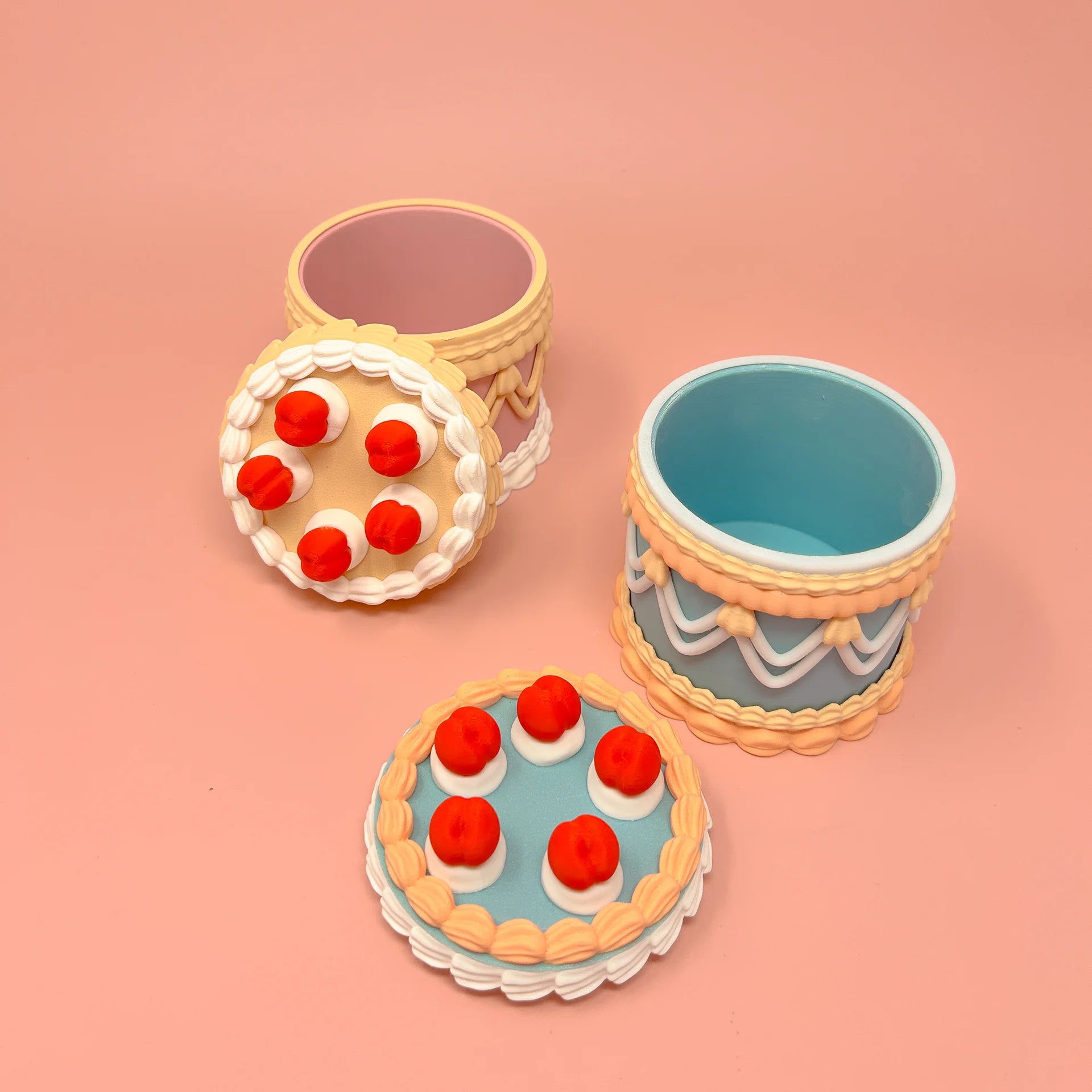 Vintage Victorian Cake Container: Decor, Keepsake, Gift, Jewellery Box