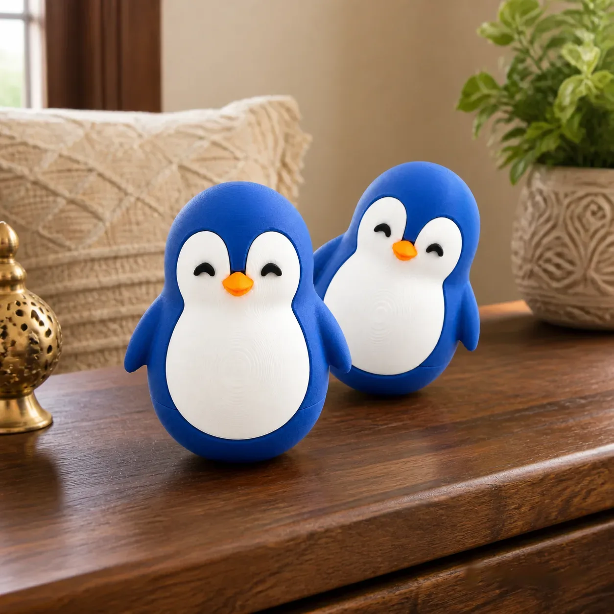 Wobble Penguin Toy β Self-Righting Desk Decor (Pack of 2)