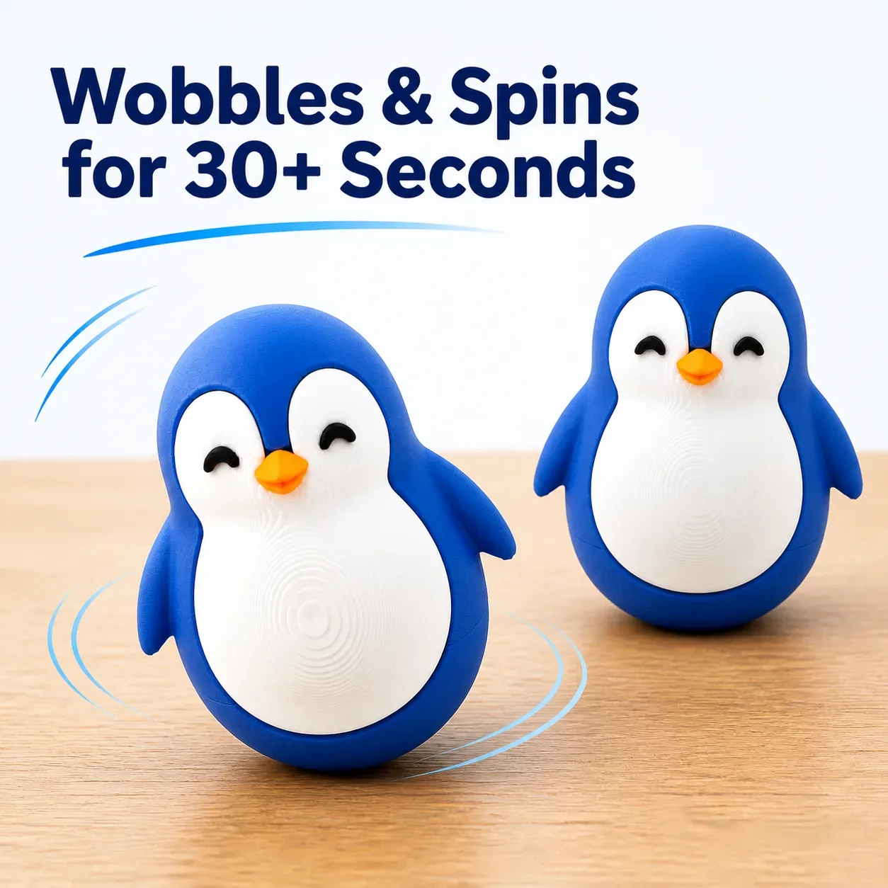 Wobble Penguin Toy β Self-Righting Desk Decor (Pack of 2)