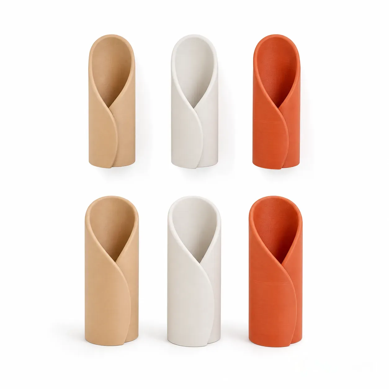 Wrap Tube Propagation Vase Holder for Wall & Table (Set Of 6)