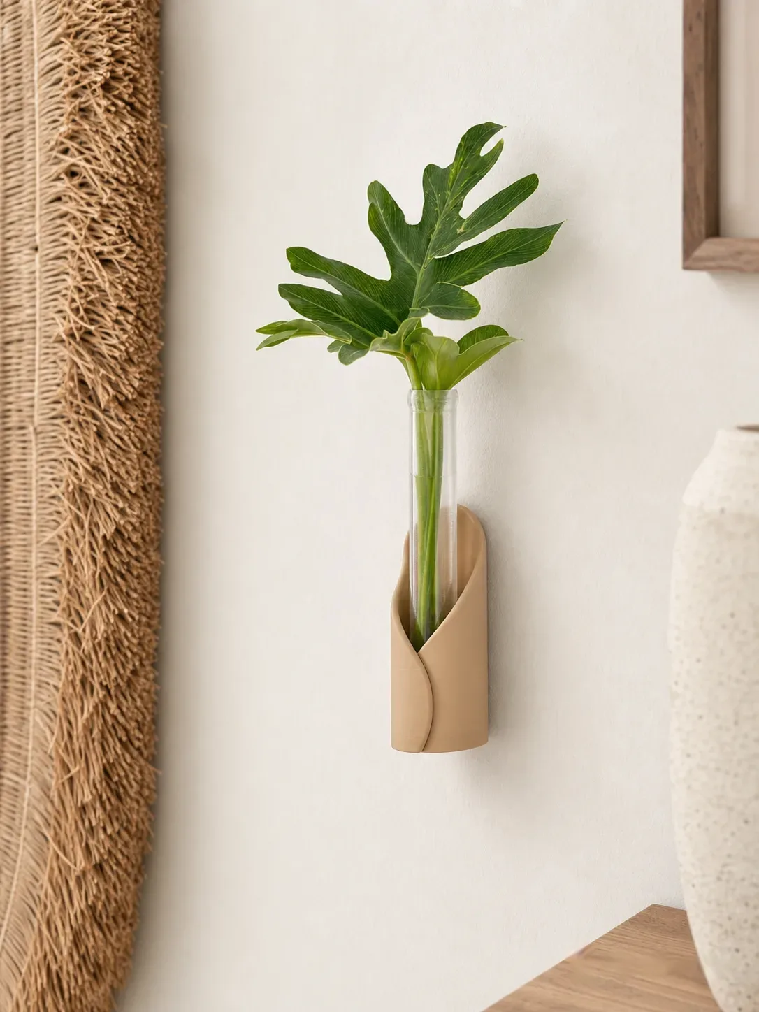 Wrap Tube Propagation Vase Holder for Wall & Table (Set Of 6)